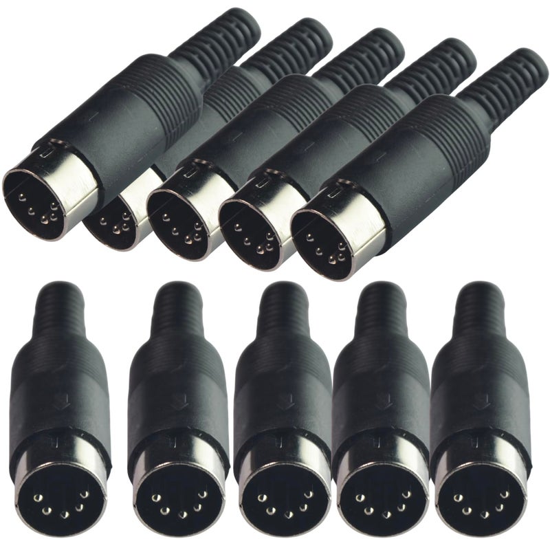 CESS DIN 5-Pin Plug MIDI Cable Connector (10 Pack) - Image 2